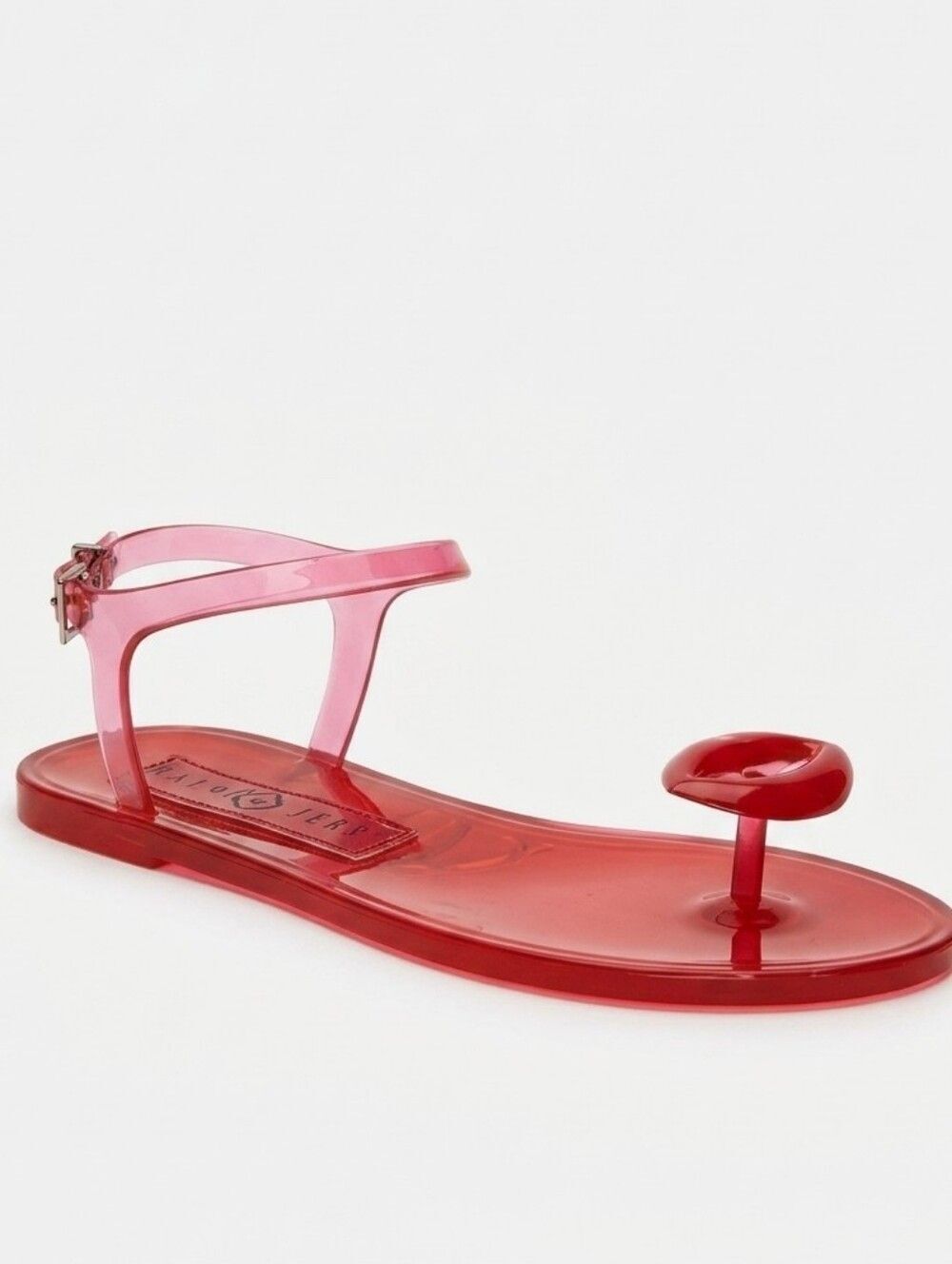 🔸️NIB Katy Perry Red Lips Geli Sandals Size 9
